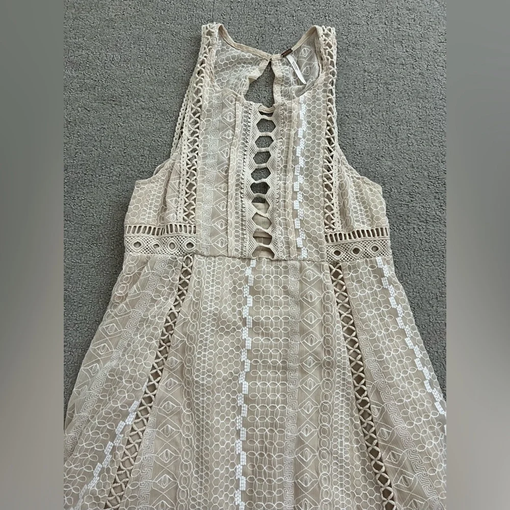 Free People Cream Lace Sundress - Picture 2 of 4